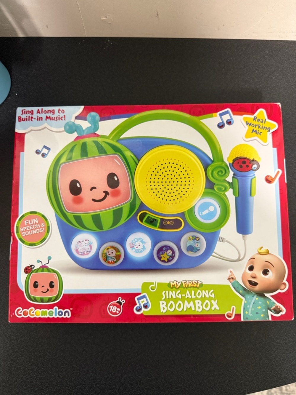 CoComelon My First Sing-Along Boombox - Blue & Green
